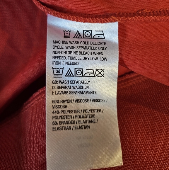 Gaby Espino x Peace Love World Women's Zip-Up Track Jacket, Red & White, Size XL - Picture 12 of 14